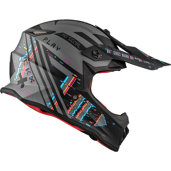 TX019Y YOUTH OFF ROAD HELMET (Error Mat Grey) | CKX