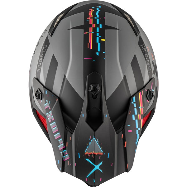 TX019Y YOUTH OFF ROAD HELMET (Error Mat Grey) | CKX