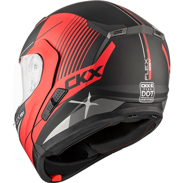 FLEX RSV MODULAR HELMET (Tempo-Mat Red) | CKX