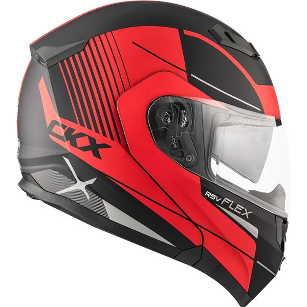 FLEX RSV MODULAR HELMET (Tempo-Mat Red) | CKX