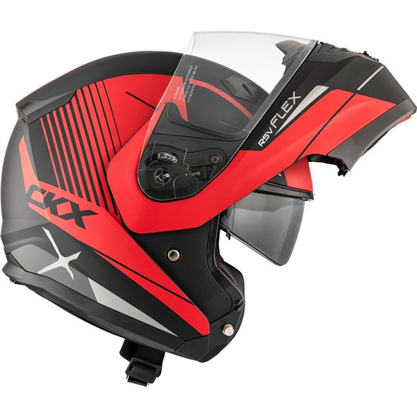 FLEX RSV MODULAR HELMET (Tempo-Mat Red) | CKX