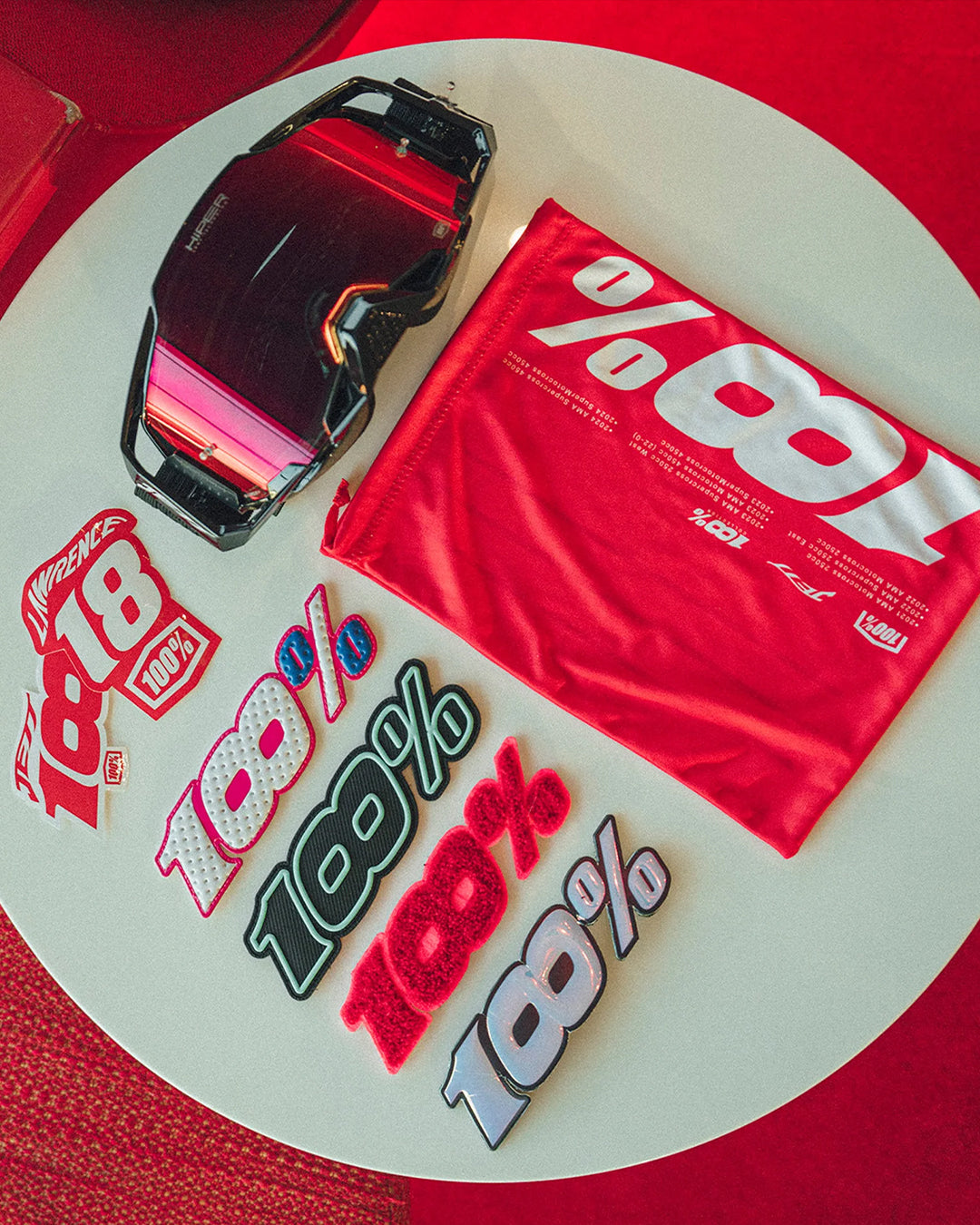 100% ARMEGA HIPER Goggle Jett Special - Mirror Red Lens