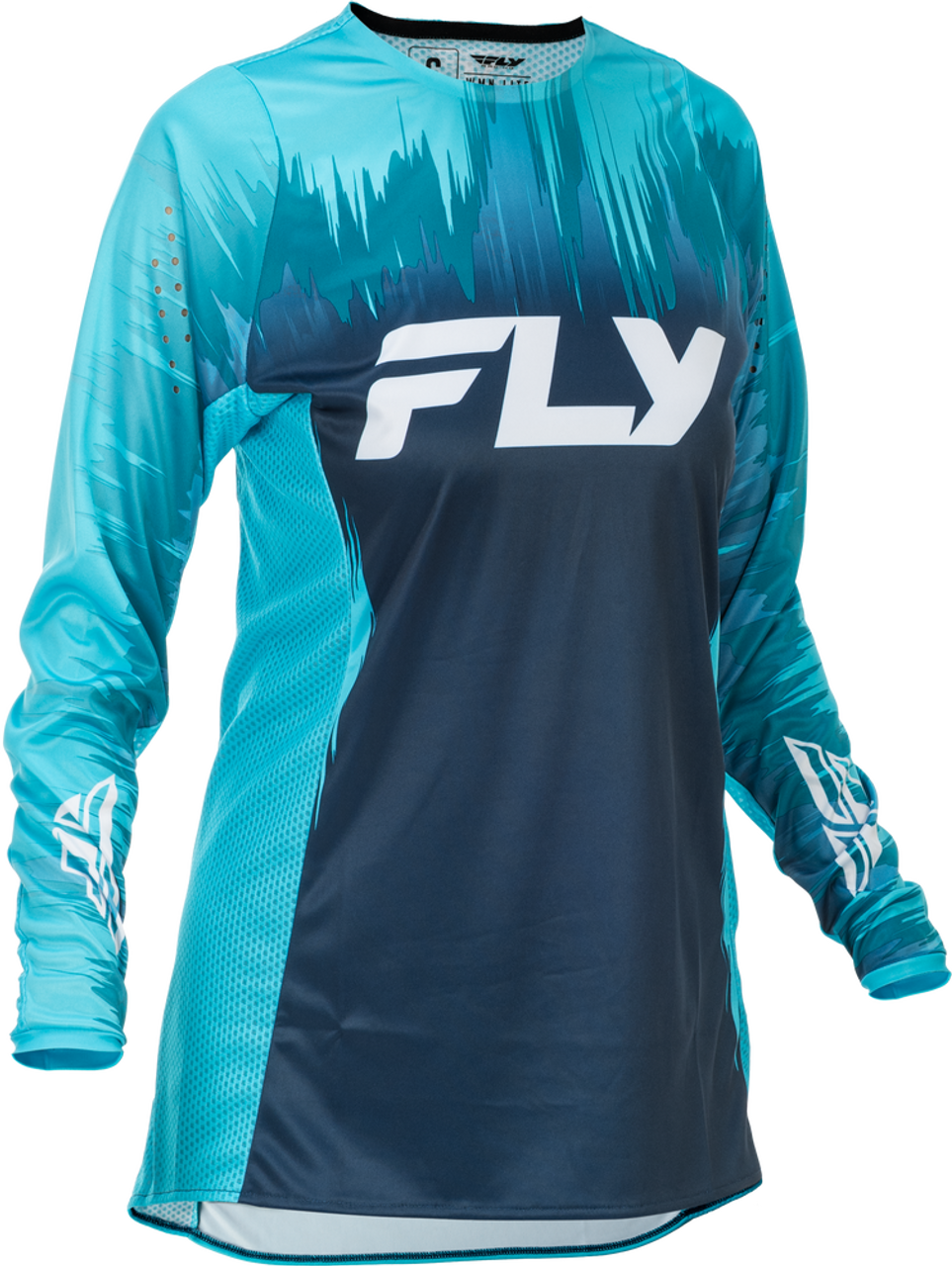 WOMEN'S LITE MX JERSEY (Aqua/Navy/White) | FLY RACING