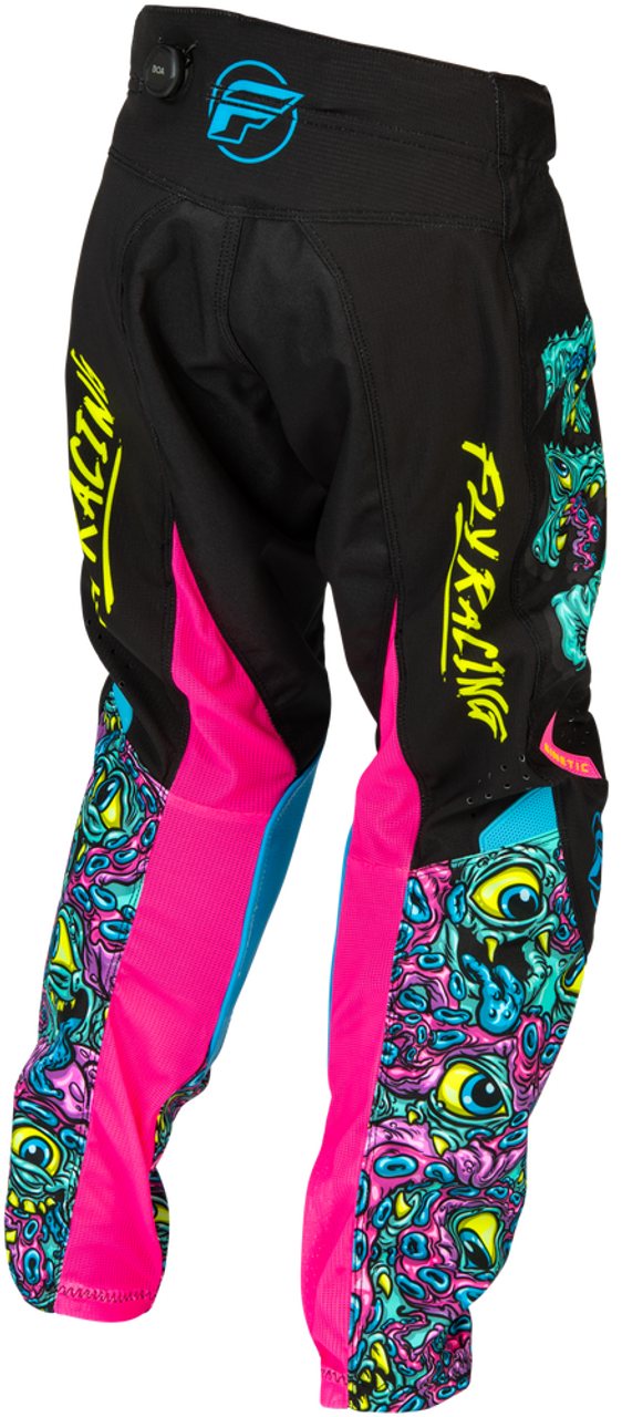 YOUTH KINETIC PANT MUTANT BLACK | FLY RACING