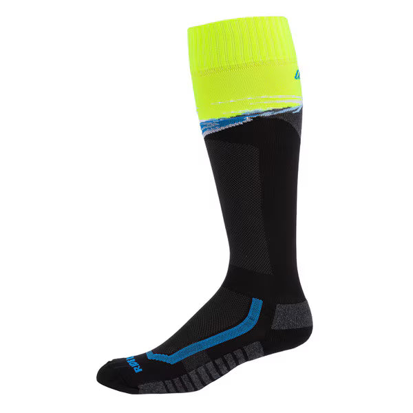 AGGRESSOR VENTED SOCK (Black/Hi-Vis) | KLIM