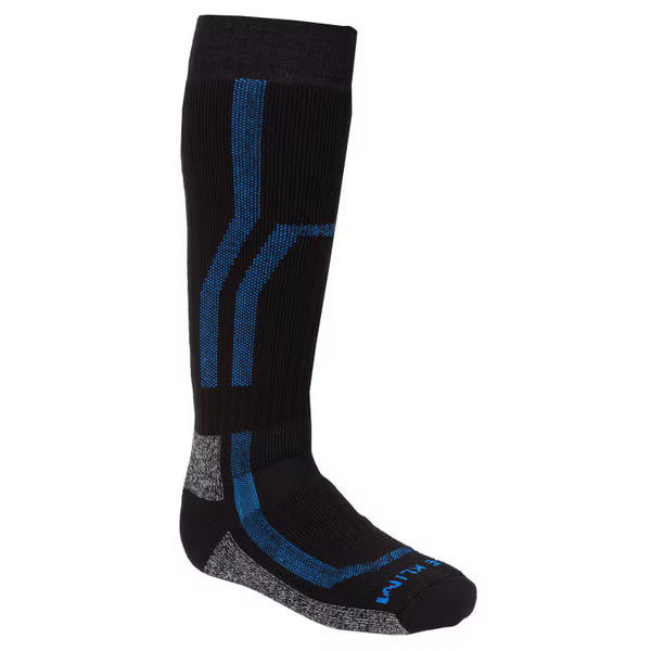 AGGRESSOR SOCK 3.0 (Black/Electric Blue Lemonade) | KLIM