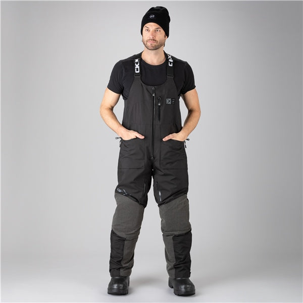 MEN'S SNOW PANTS BIB CONQUER (Black) | CKX