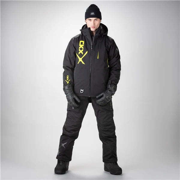 MEN'S ALASKA WINTER JACKET (Black/Yellow) | CKX