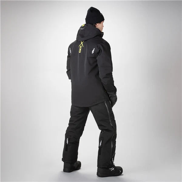 MEN'S ALASKA WINTER JACKET (Black/Yellow) | CKX