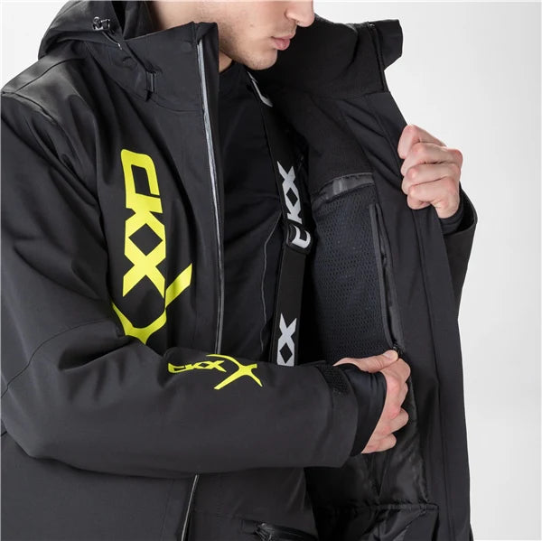 MEN'S ALASKA WINTER JACKET (Black/Yellow) | CKX