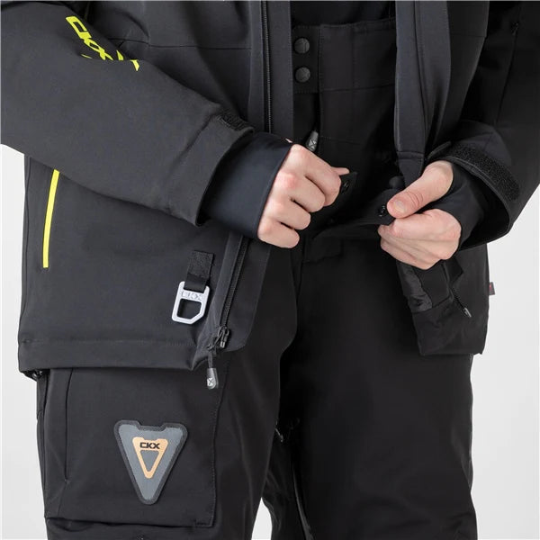 MEN'S ALASKA WINTER JACKET (Black/Yellow) | CKX