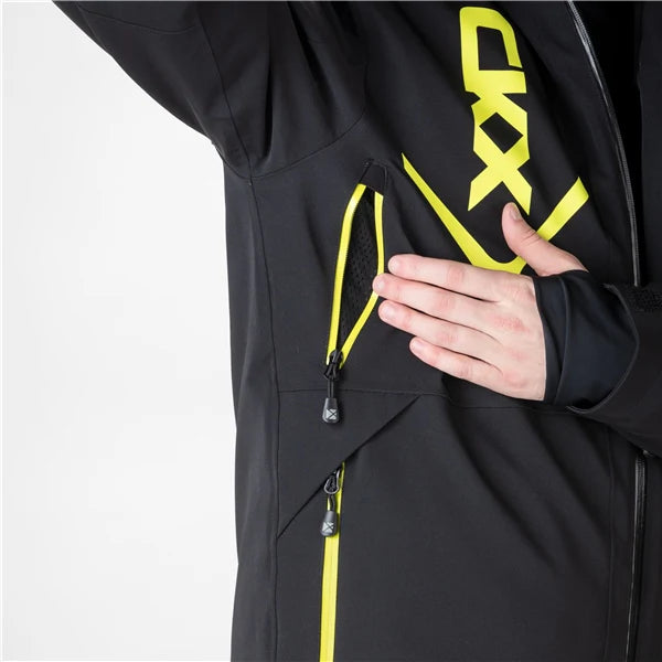 MEN'S ALASKA WINTER JACKET (Black/Yellow) | CKX