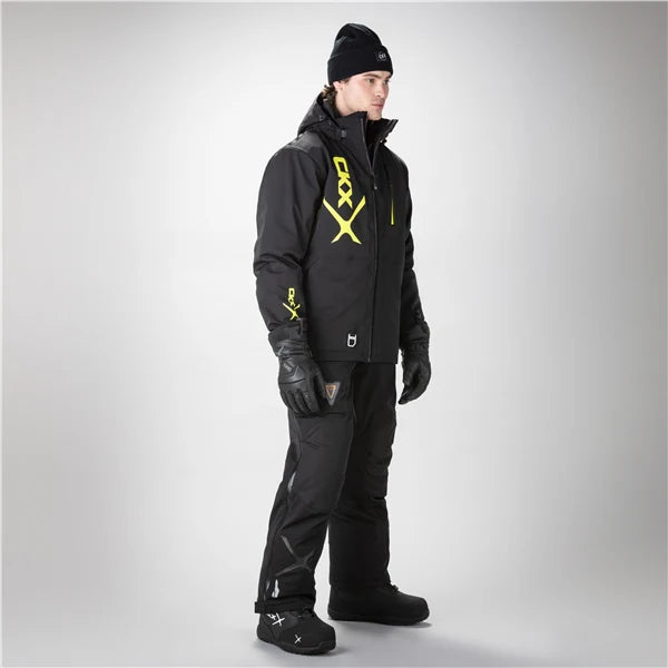 MEN'S ALASKA WINTER JACKET (Black/Yellow) | CKX