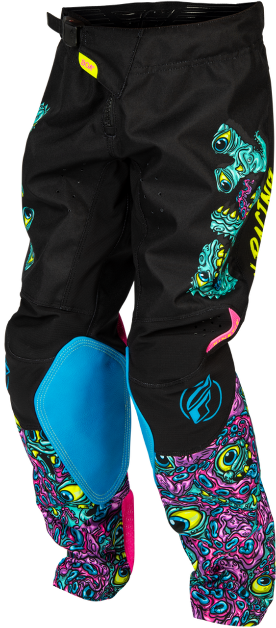 YOUTH KINETIC PANT MUTANT BLACK | FLY RACING