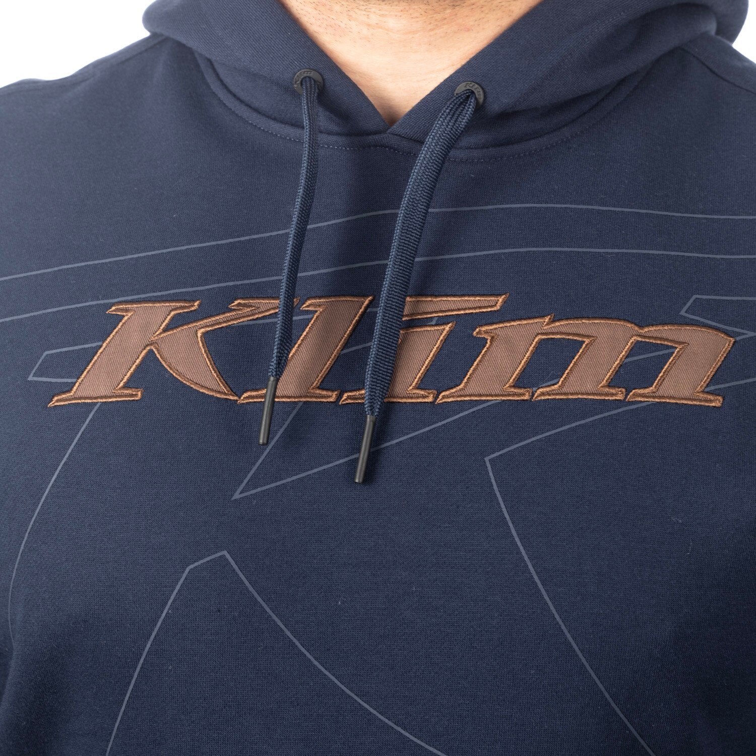 MEN'S GLEN PEAKS PULLOVER HOODIE (Blue/Cocoa Brown) | KLIM