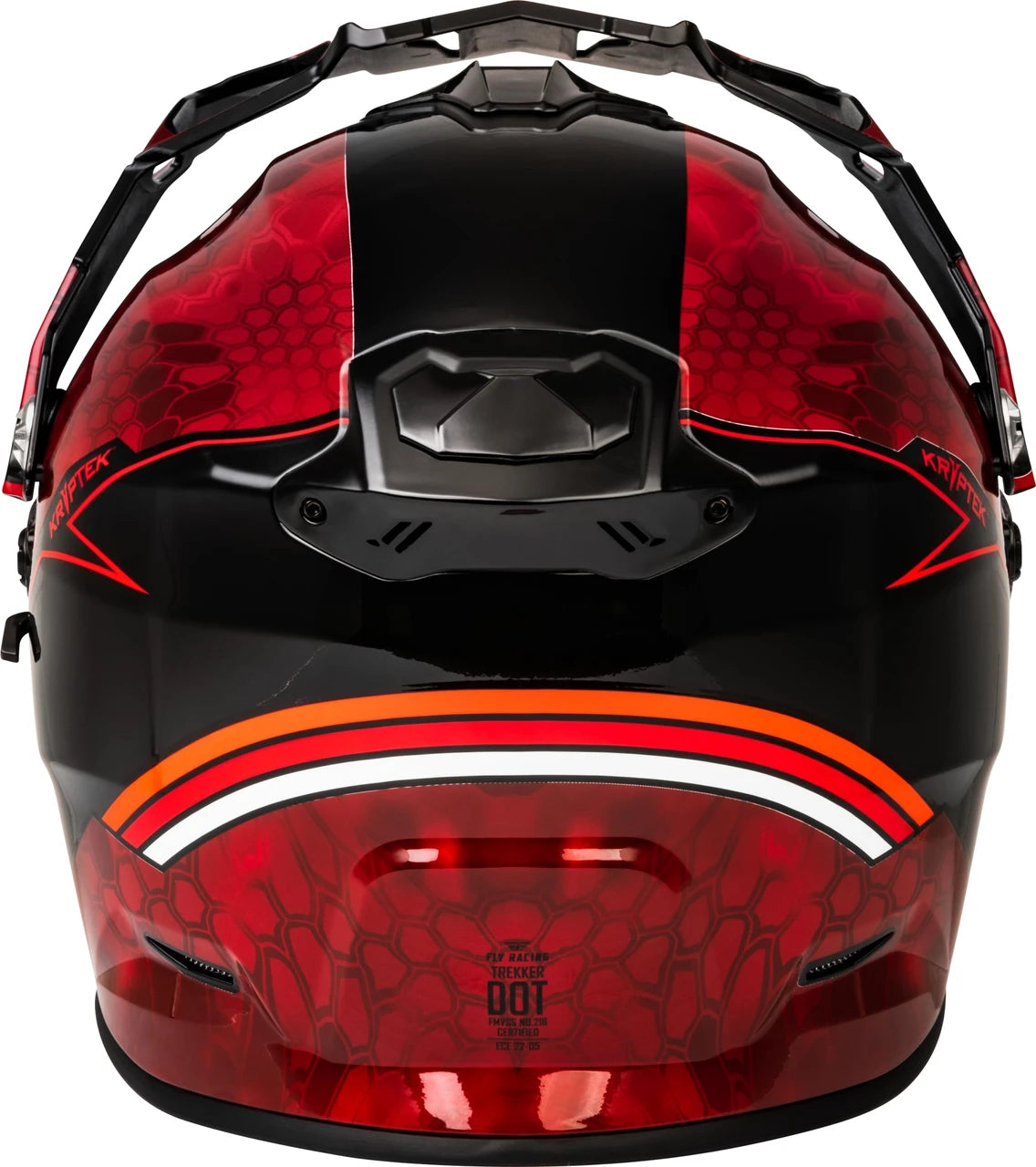 TREKKER KRYPTEK CONCEAL DUAL SPORT HELMET (Red/Black) | FLY RACING