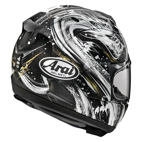 CORSAIR-X FULL FACE HELMET (Kiyonari-Black/Red) | Arai