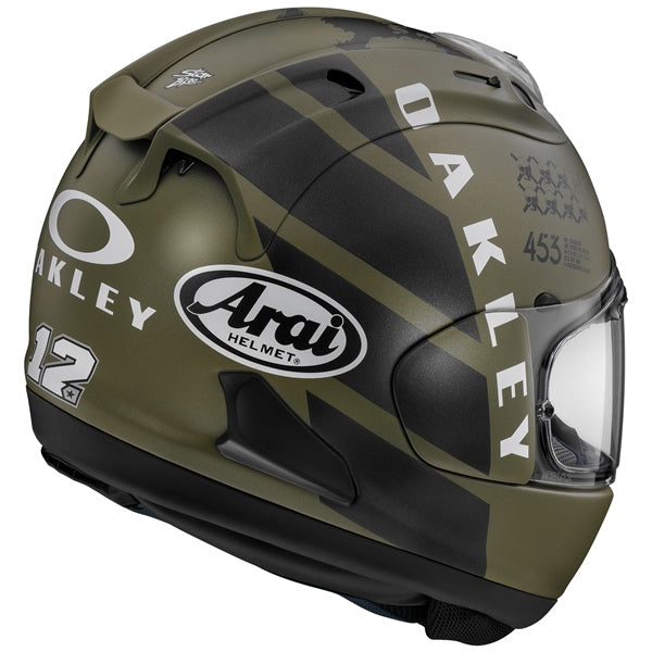 CORSAIR-X FULL FACE HELMET (Maverick Oakley Army/Blk) | Arai