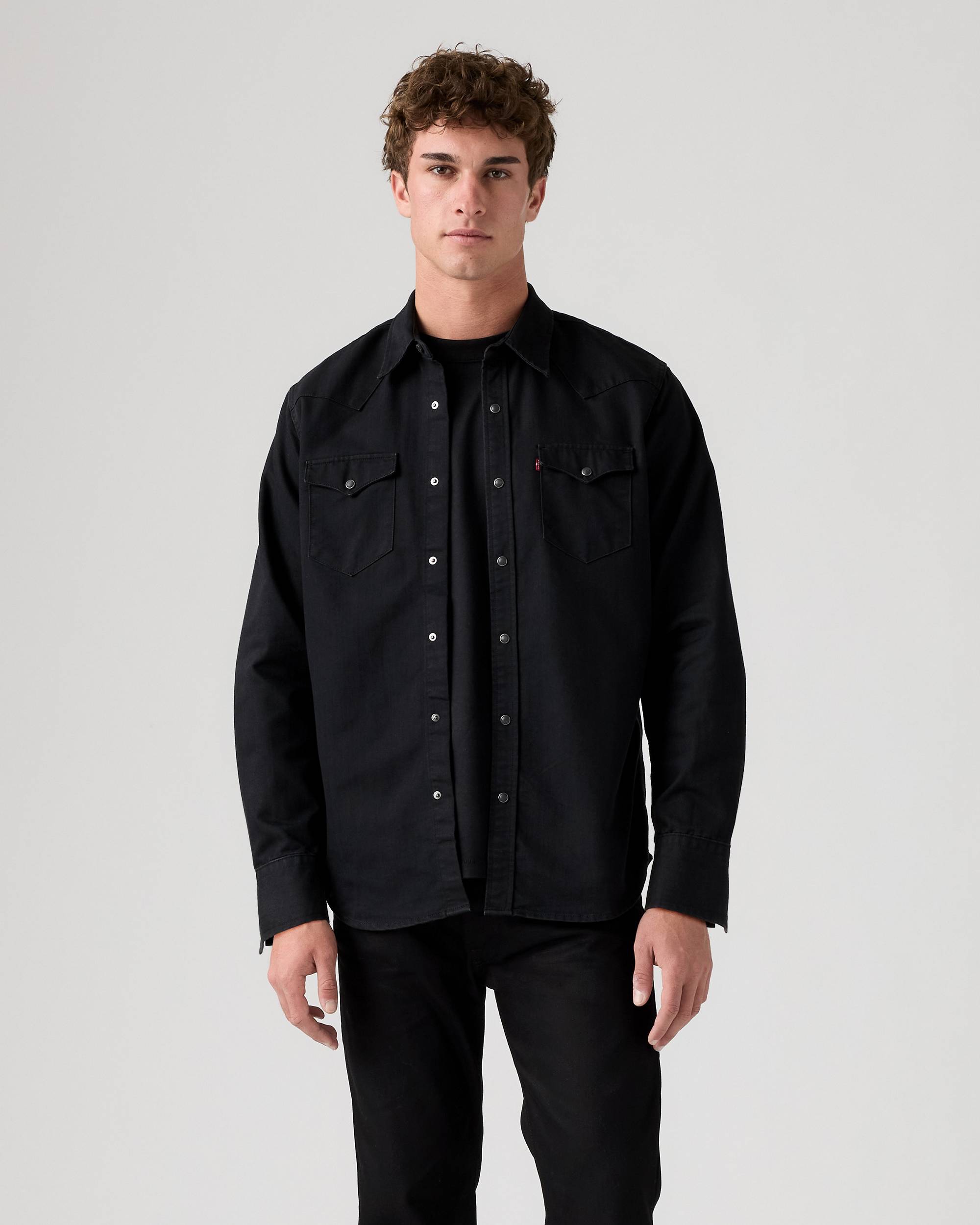 MEN'S CLASSIC WESTERN STANDARD BUTTON UP (Black) | LEVI'S
