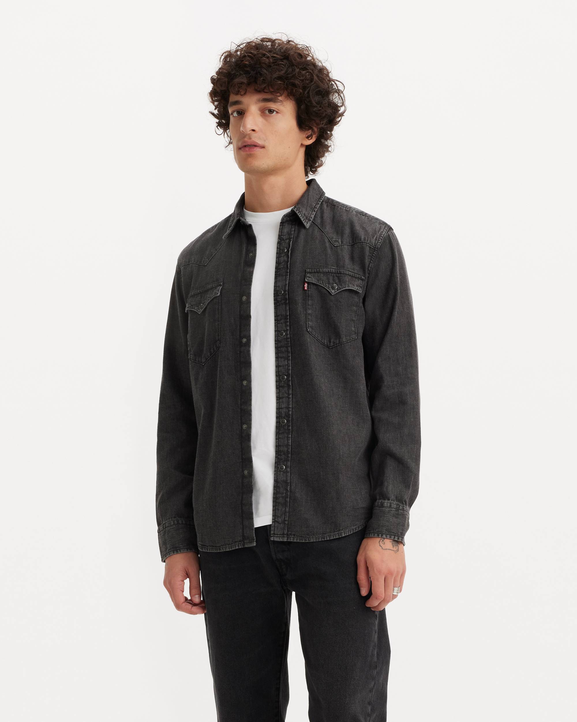 MEN'S CLASSIC WESTERN STANDARD BUTTON UP (Black) | LEVI'S