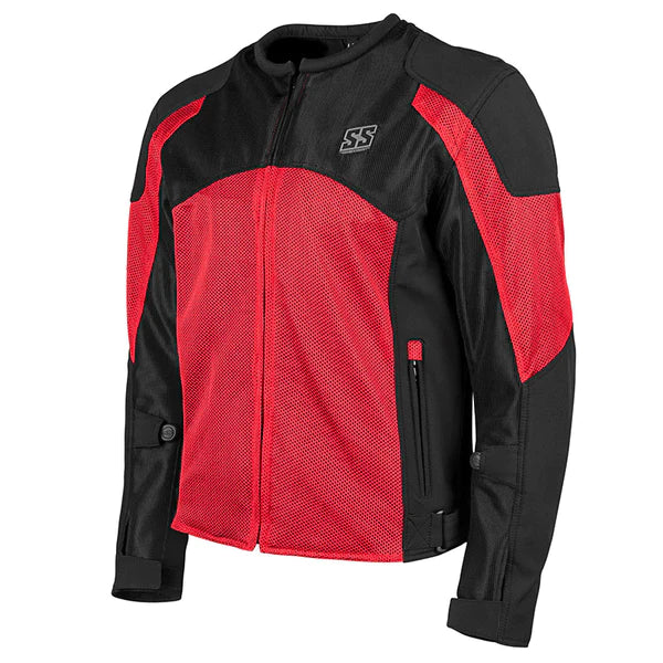 MIDNIGHT EXPRESS MESH JACKET (Red) | Speed and Strength