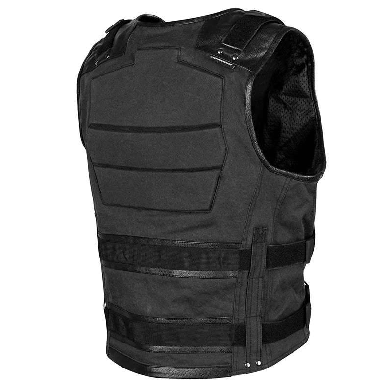 TRUE GRIT ARMOURED VEST (Black) | Speed and Strength