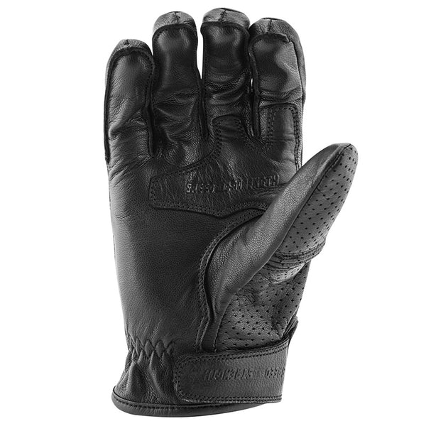 STRAIGHT SAVAGE LEATHER GLOVES (Black) | Speed and Strength