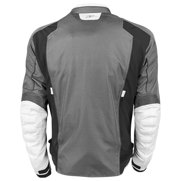SURE SHOT TEXTILE JACKET (White/Black) | Speed and Strength