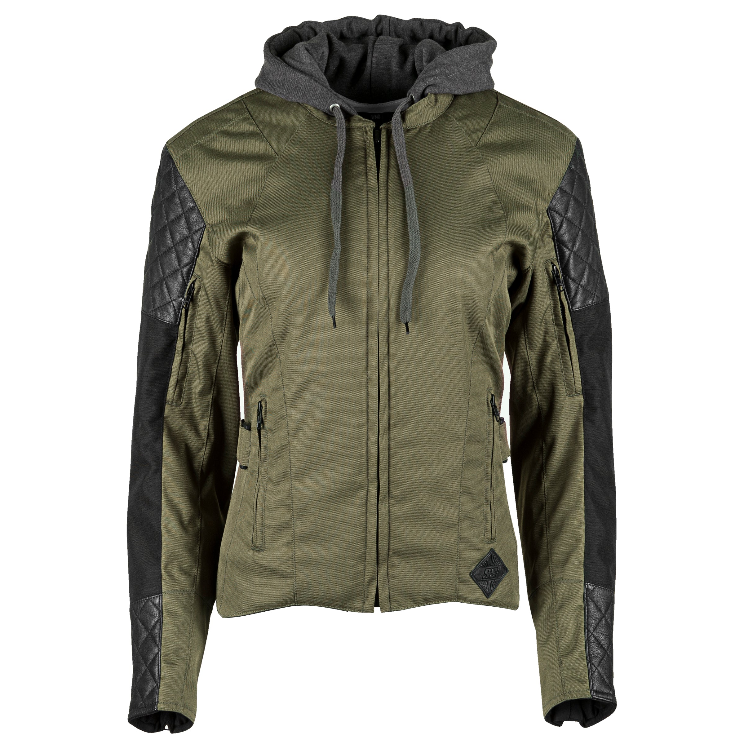 DOUBLE TAKE TEXTILE JACKET (Olive/Black) | Speed and Strength