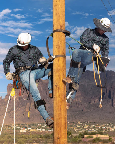 THE POWERLINE FLANNEL (Grey/Blue) | DIXXON