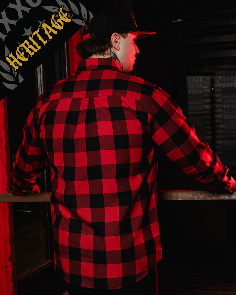 RED RUM HERITAGE FLANNEL | DIXXON
