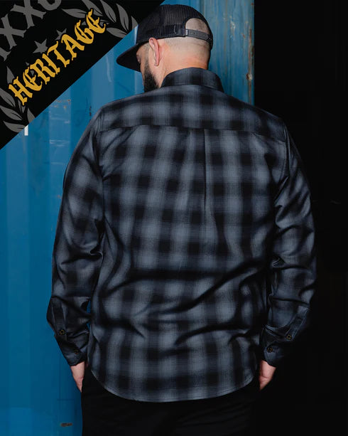 THE STORM HERITAGE FLANNEL (Grey) | DIXXON
