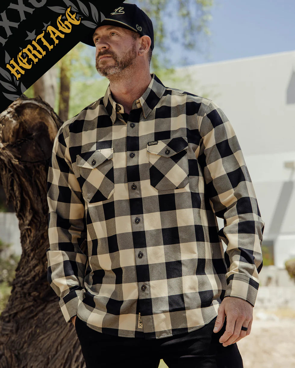 BRAVO HERITAGE FLANNEL (Brown/Black) | DIXXON