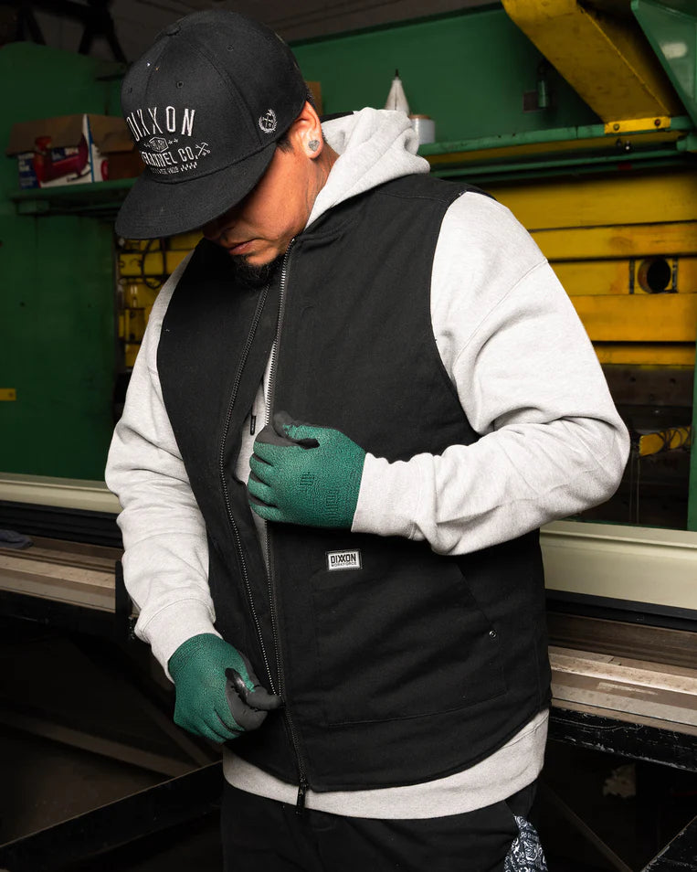 TRADESMAN WORK VEST (Black) | DIXXON