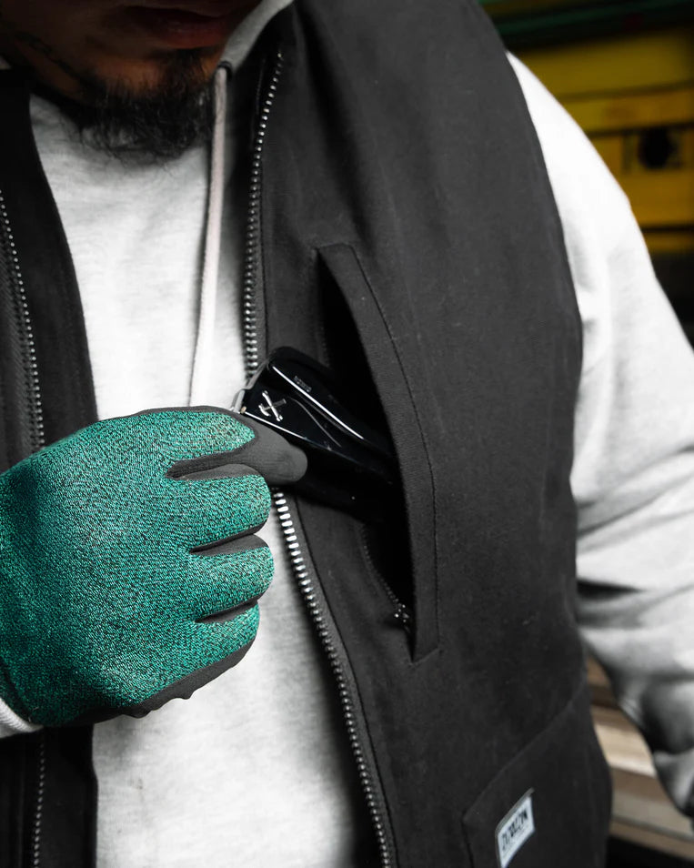 TRADESMAN WORK VEST (Black) | DIXXON