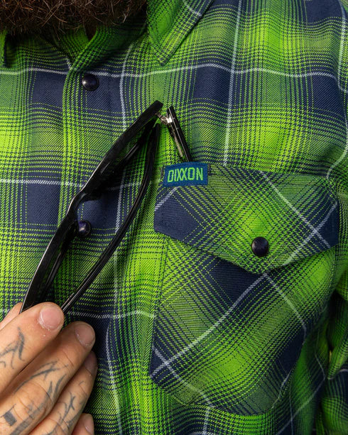 THE LEGION FLANNEL (Blue/Green) | DIXXON