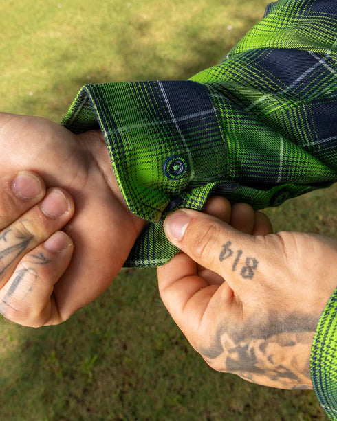 THE LEGION FLANNEL (Blue/Green) | DIXXON
