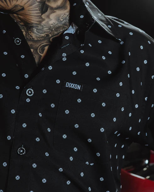 MEN'S POLKACIDE (Black/White) | Dixxon