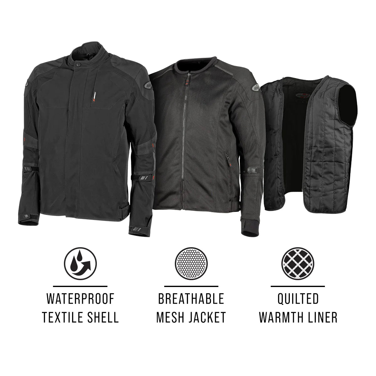 MEN'S ALTER EGO 15.0 JACKET (BLACK) | Joe Rocket