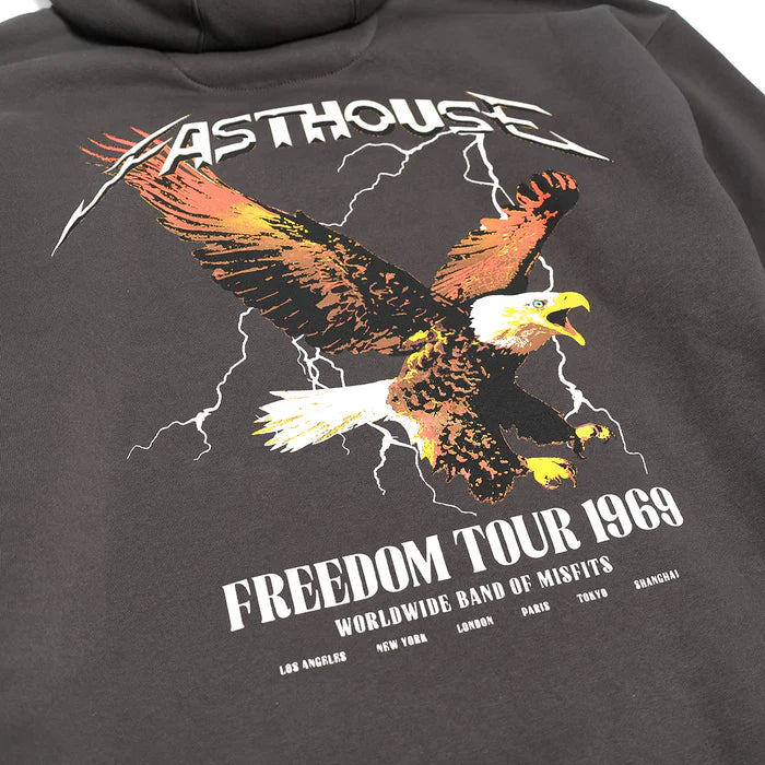 ARISE HOODED PULLOVER (Vintage Black) | FASTHOUSE