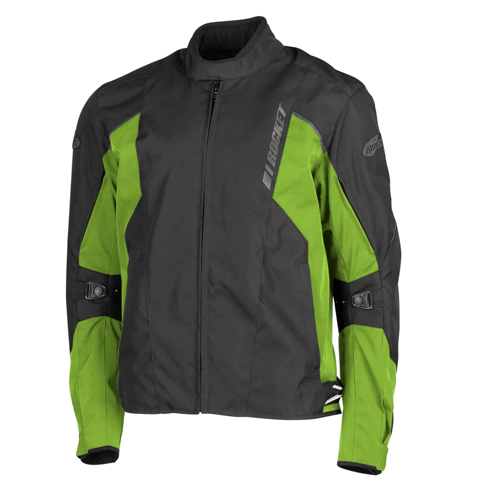 ATOMIC 2.0 TEXTILE JACKET (Black/Green) | Joe Rocket