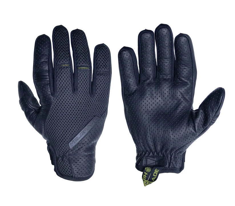 BECKFORD LEATHER/MESH GLOVE (Black) | Helgrade