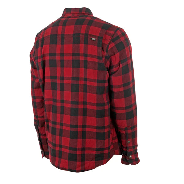 BLACK NINE 2 REINFORCED MOTO SHIRT (Red/Black) | Speed and Strength