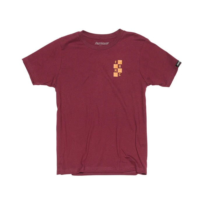 YOUTH SS CHALET TEE (Maroon) | FASTHOUSE