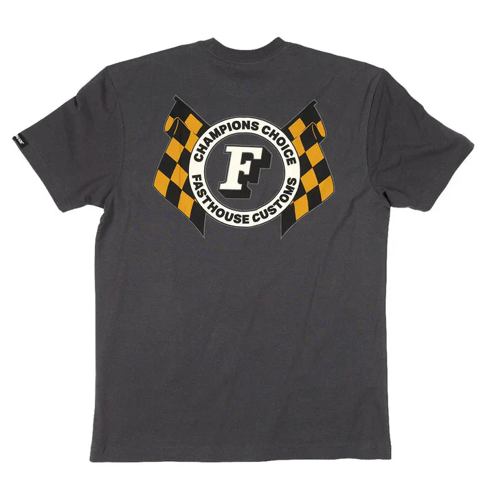 CHAMP CHOICE SS TEE (GRAPHITE BLACK) | FASTHOUSE
