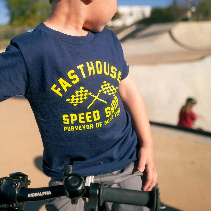 TODDLER CROSSROAD SS TEE (Navy) | FASTHOUSE