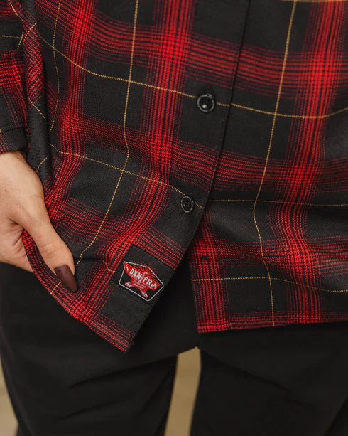 MEN'S DIABLO FR FLANNEL (Red/Black) | DIXXON