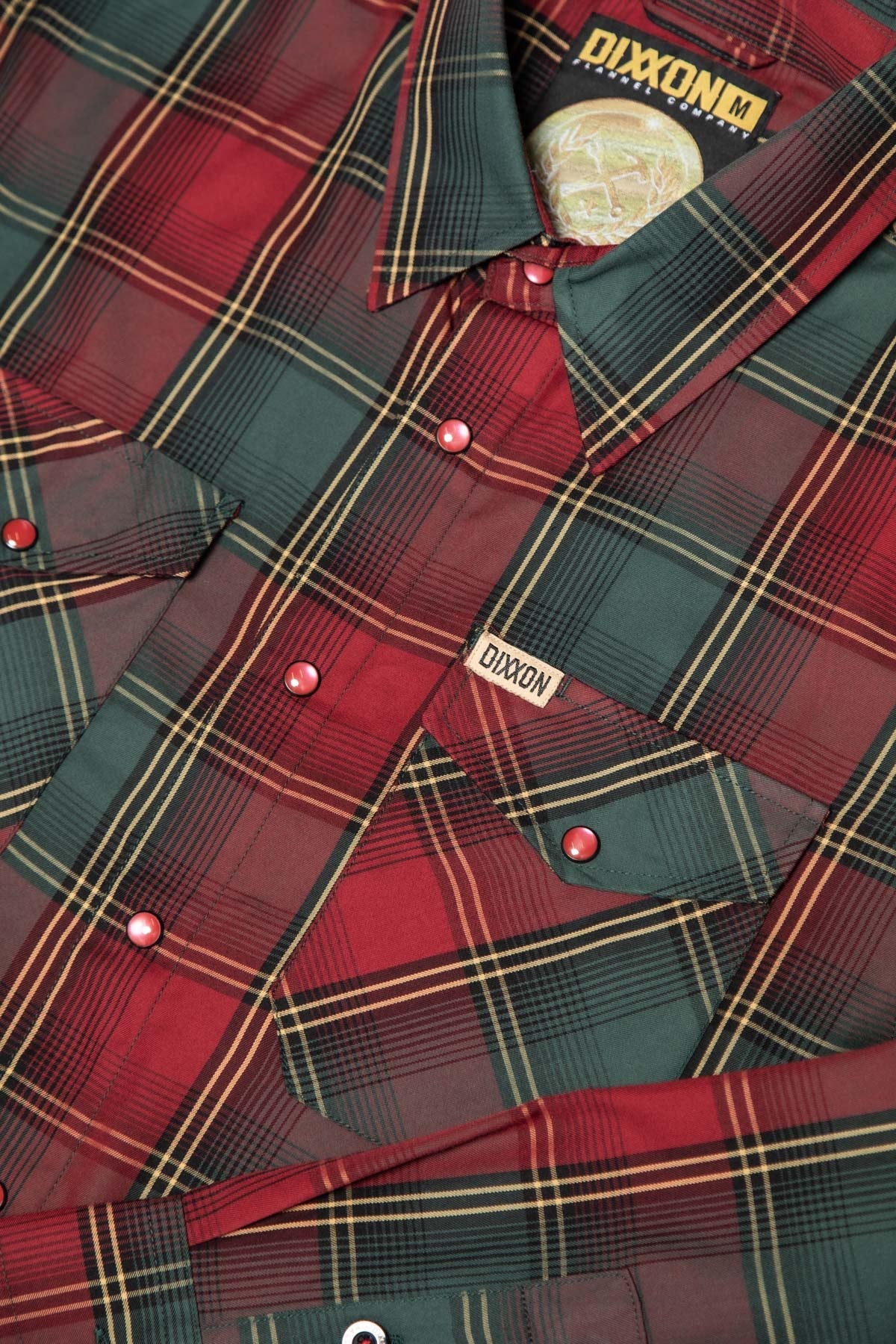 WOMEN'S HALLMARK LONG SLEEVE SHIRT (Red/Green) | DIXXON