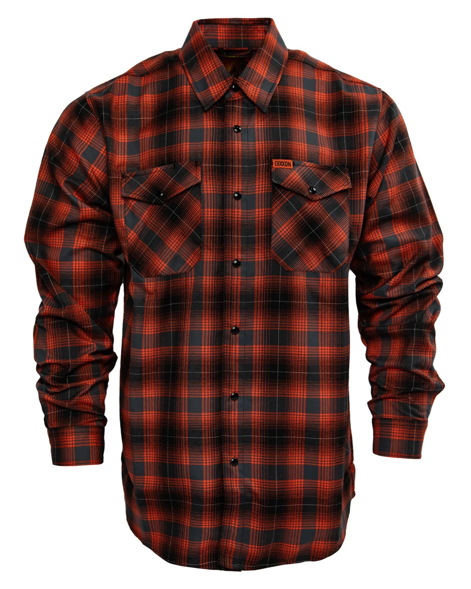MEN'S THE FLAME FLANNEL (Orange/Black) | DIXXON