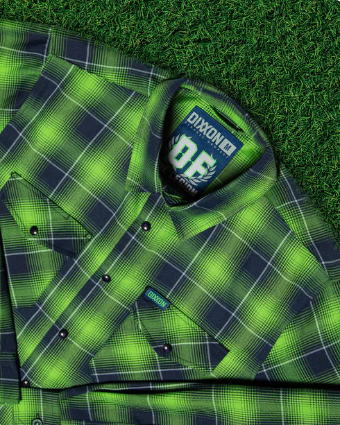 THE LEGION FLANNEL (Blue/Green) | DIXXON